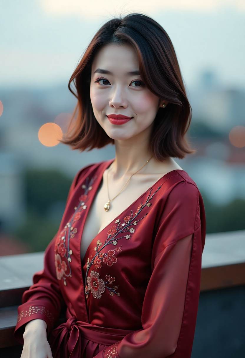 白瓷与晚霞